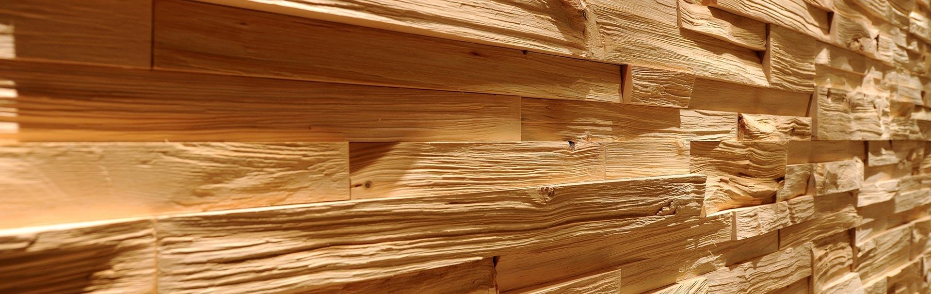 Spaltholz Wand Detail Topbild
