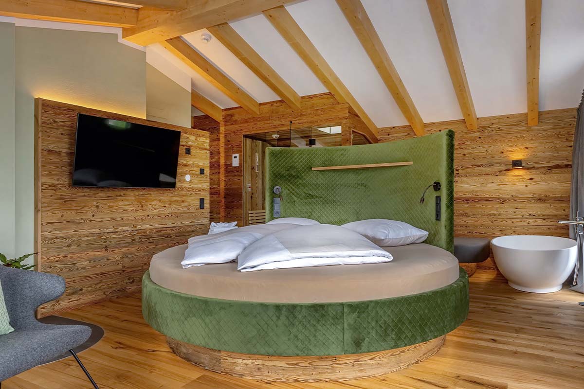 metzgerwirt hotel bett zimmer