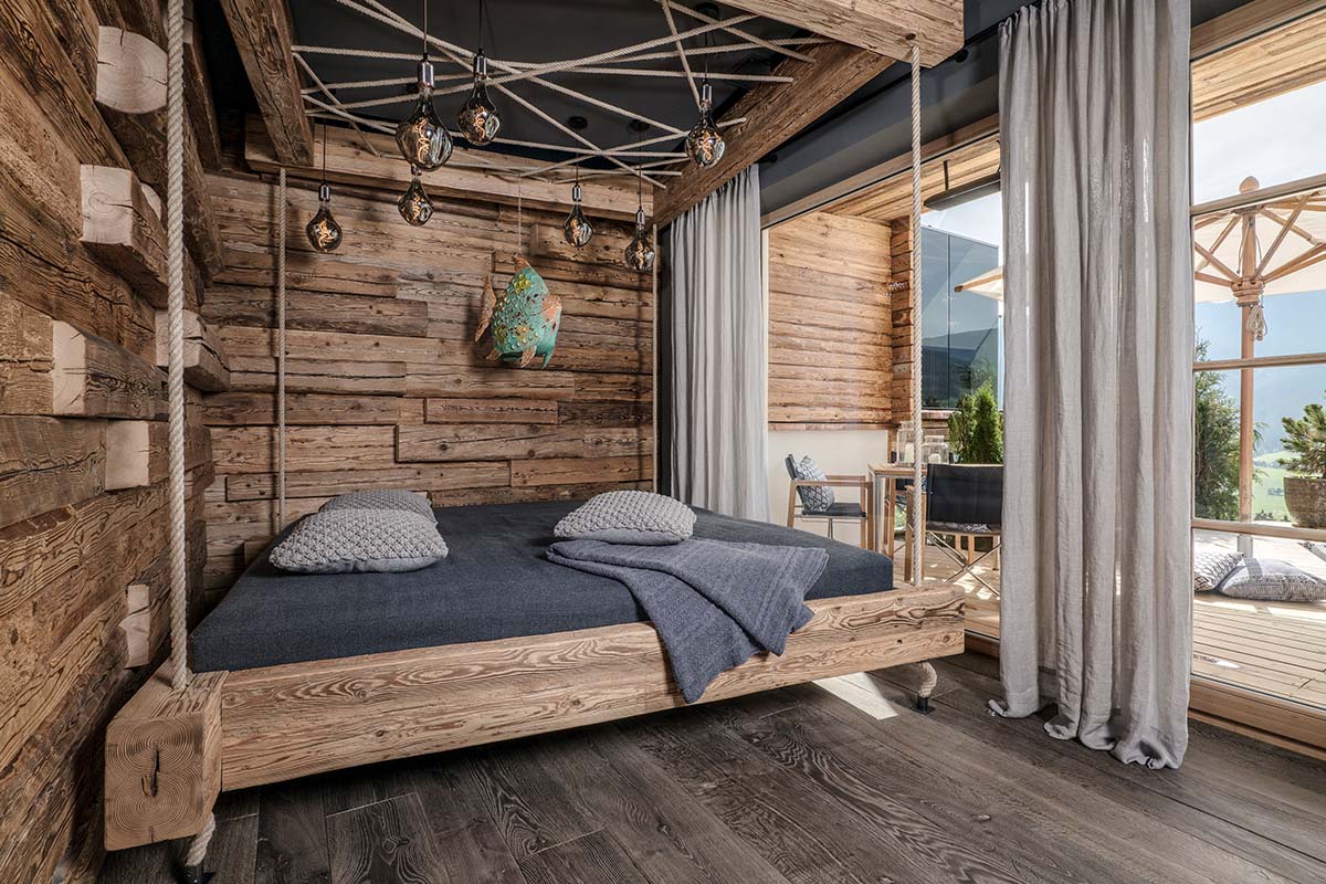 senhoog leogang himmelbett ausblick